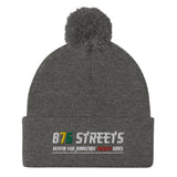 876 Streets Logo Pom-Pom Beanie