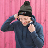 876 Streets Logo Pom-Pom Beanie
