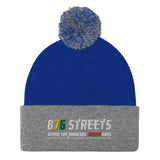 876 Streets Logo Pom-Pom Beanie