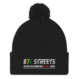 876 Streets Logo Pom-Pom Beanie