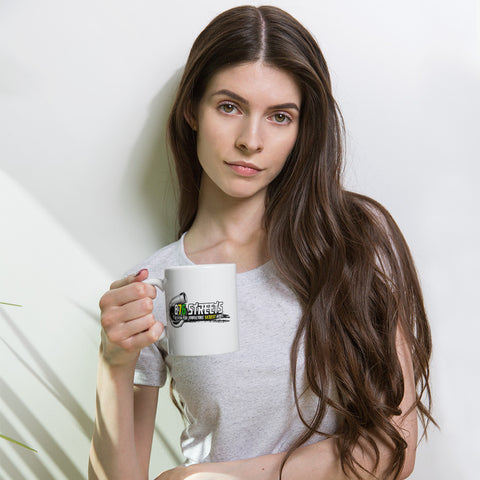 876 Streets White glossy mug