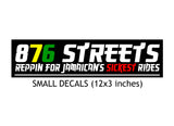 876 Streets 12 Inch Decal