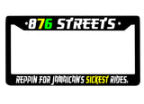876 Streets Plate Frames